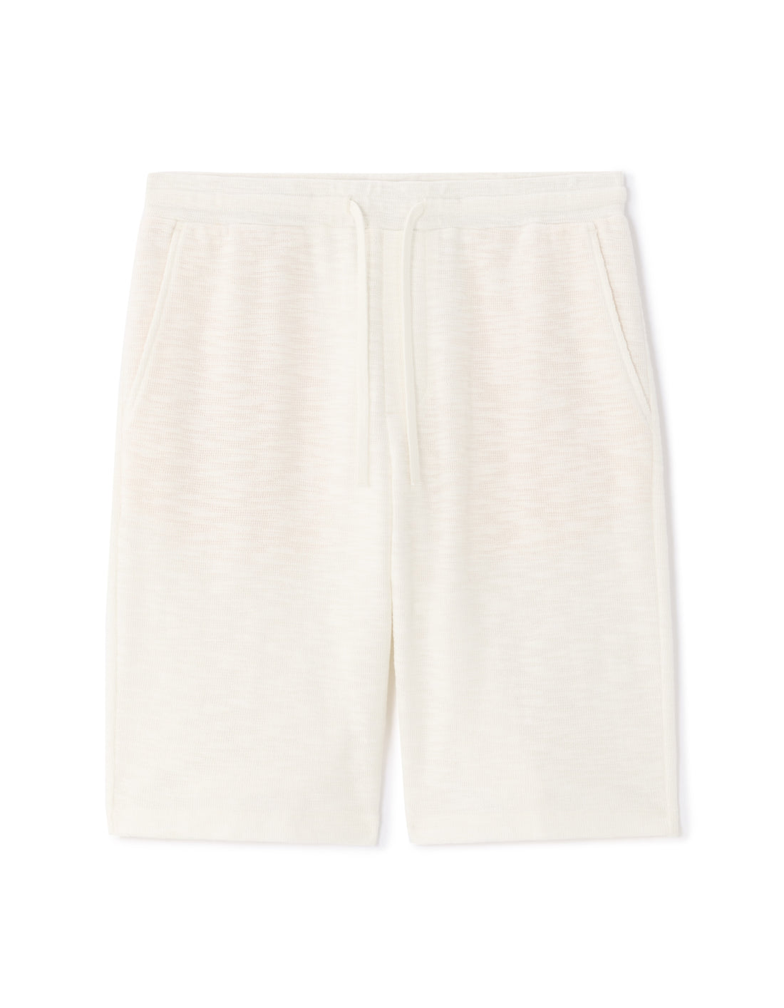 Celio Regular Fit Loopback Bermuda Shorts - White