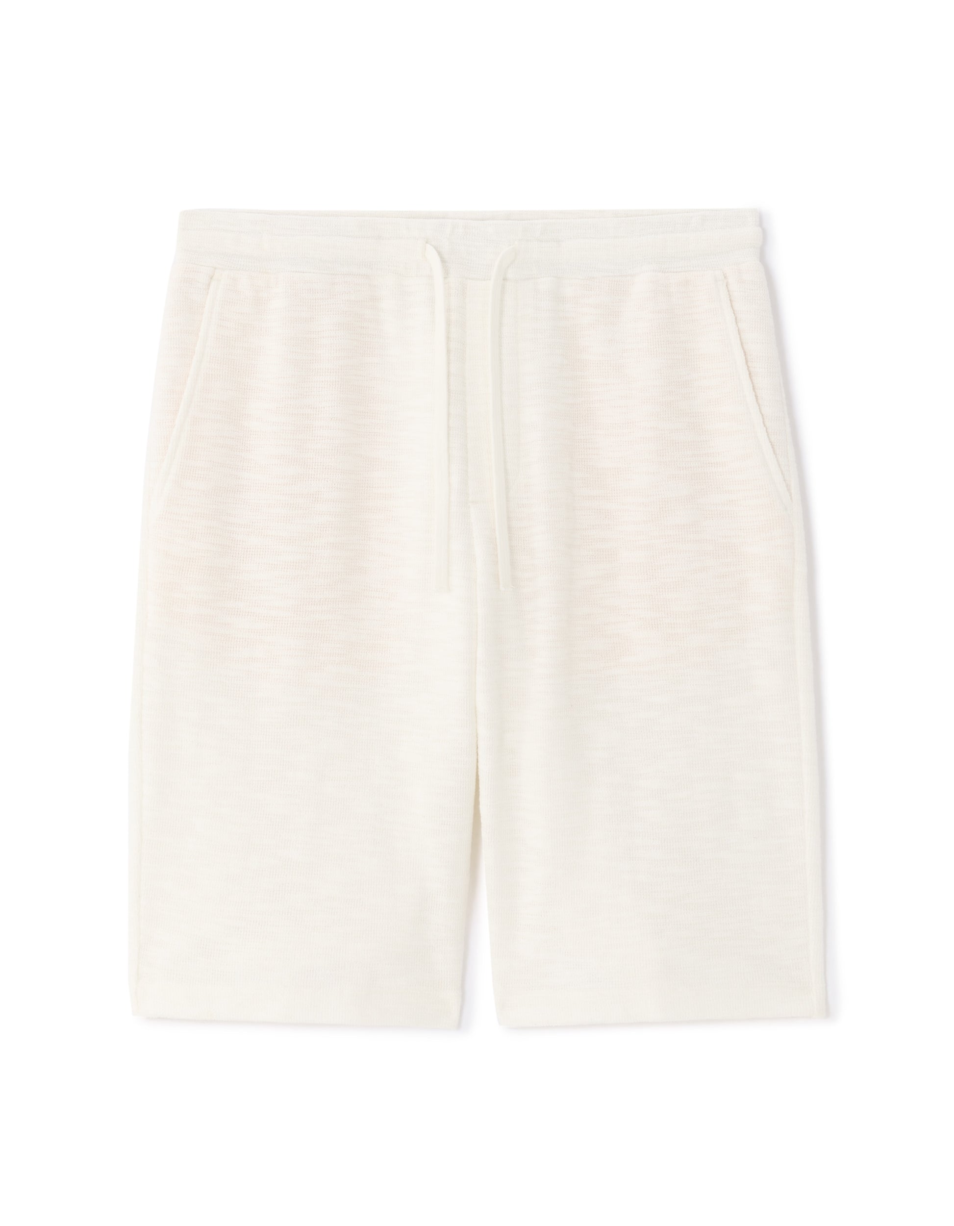 Celio Regular Fit Loopback Bermuda Shorts - White