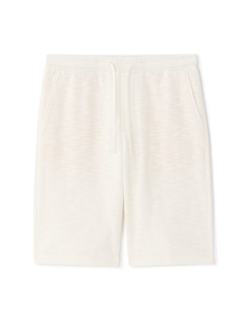 Celio Regular Fit Loopback Bermuda Shorts - White
