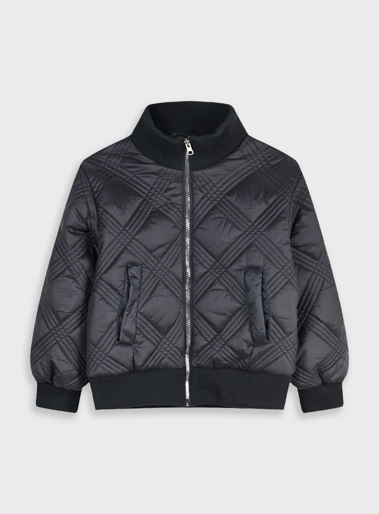 Children's Black Outdoor Clothing Or Coat For Girl