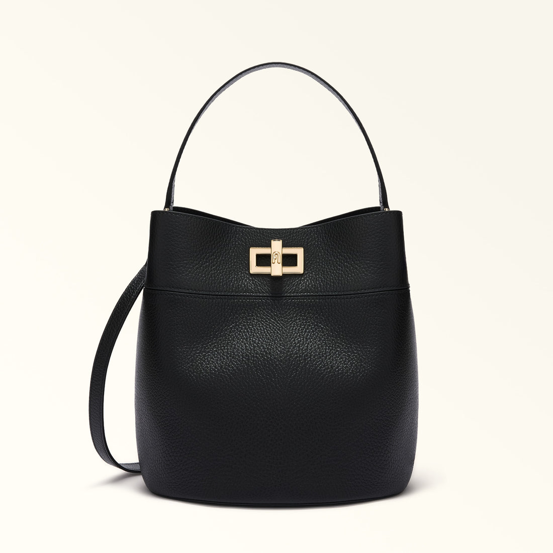 Furla Amelia M Bucket Bag in Black - Bags 