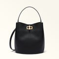 Furla Amelia M Bucket Bag in Black - Bags 