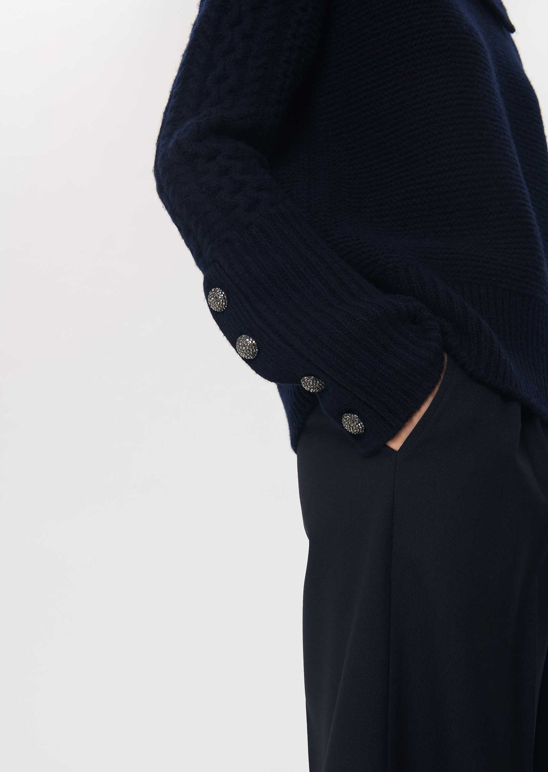 Pilou sweater in navy by Tara Jarmon