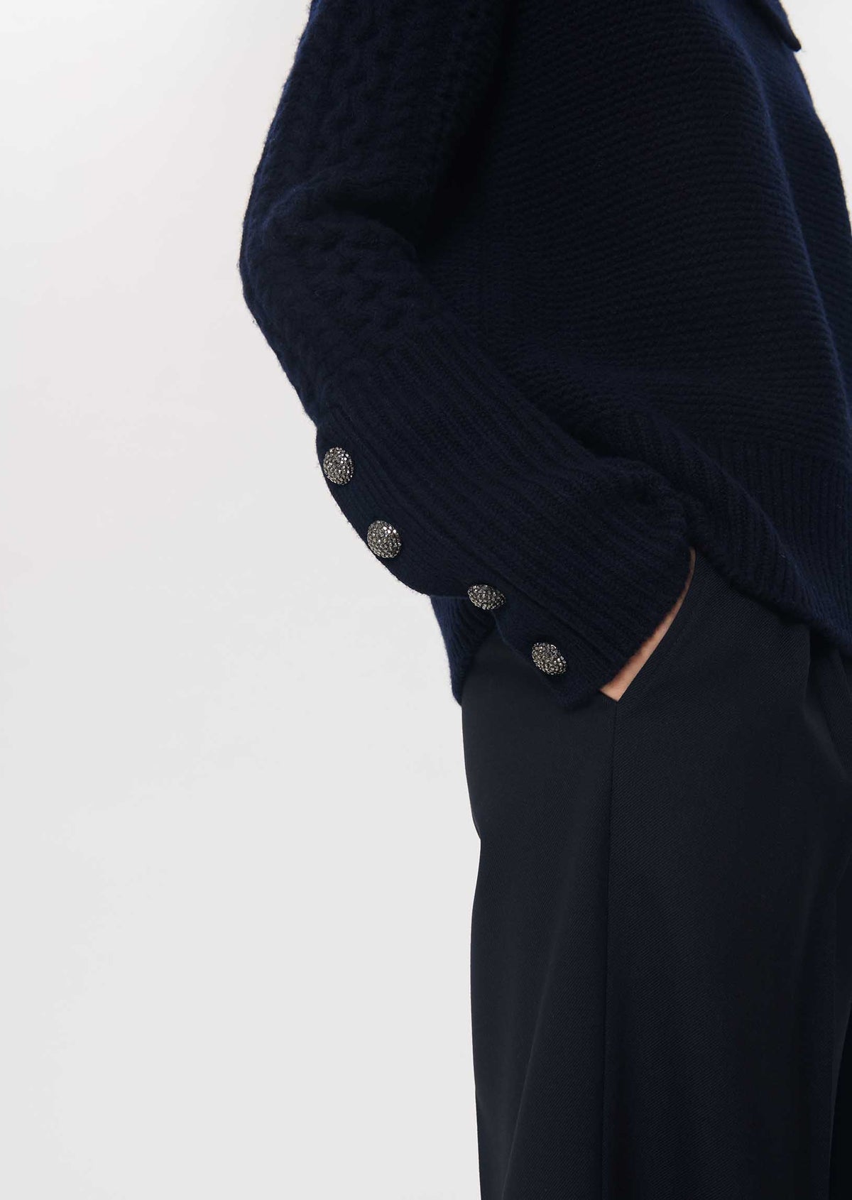 Pilou sweater in navy by Tara Jarmon