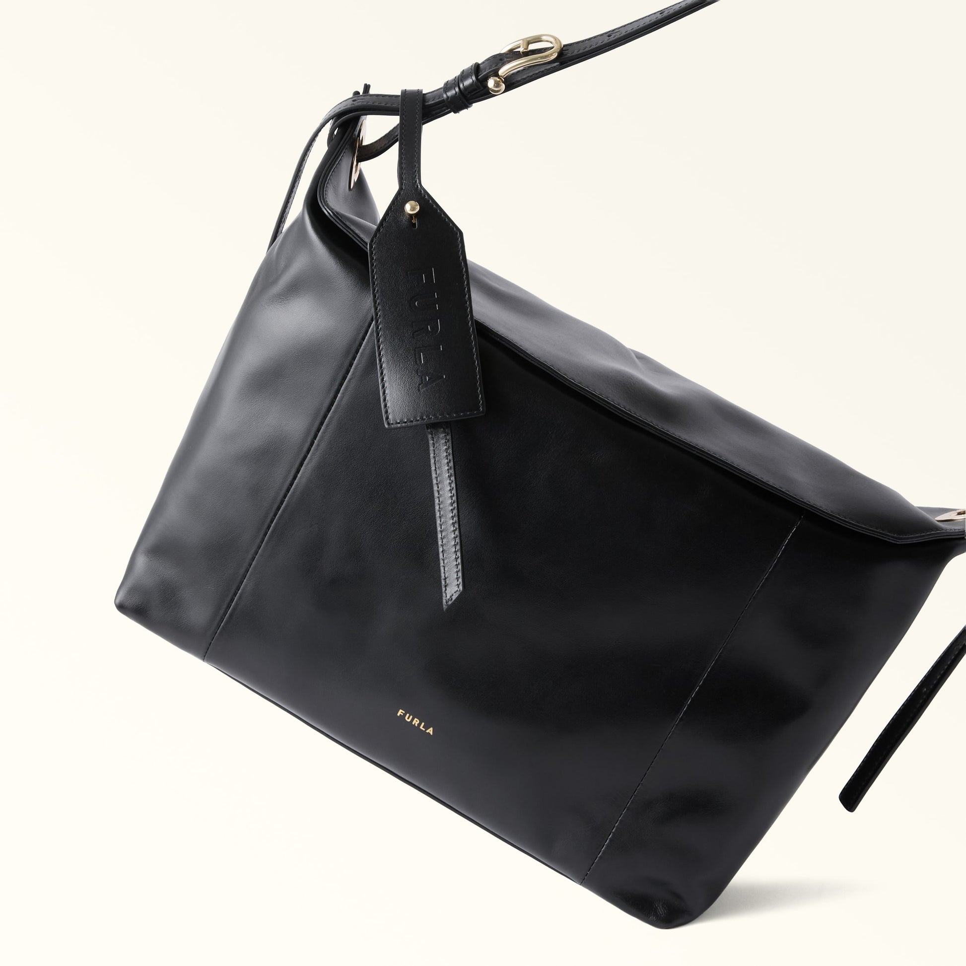 Furla Ginevra L Shoulder Bag in Black - Bags 