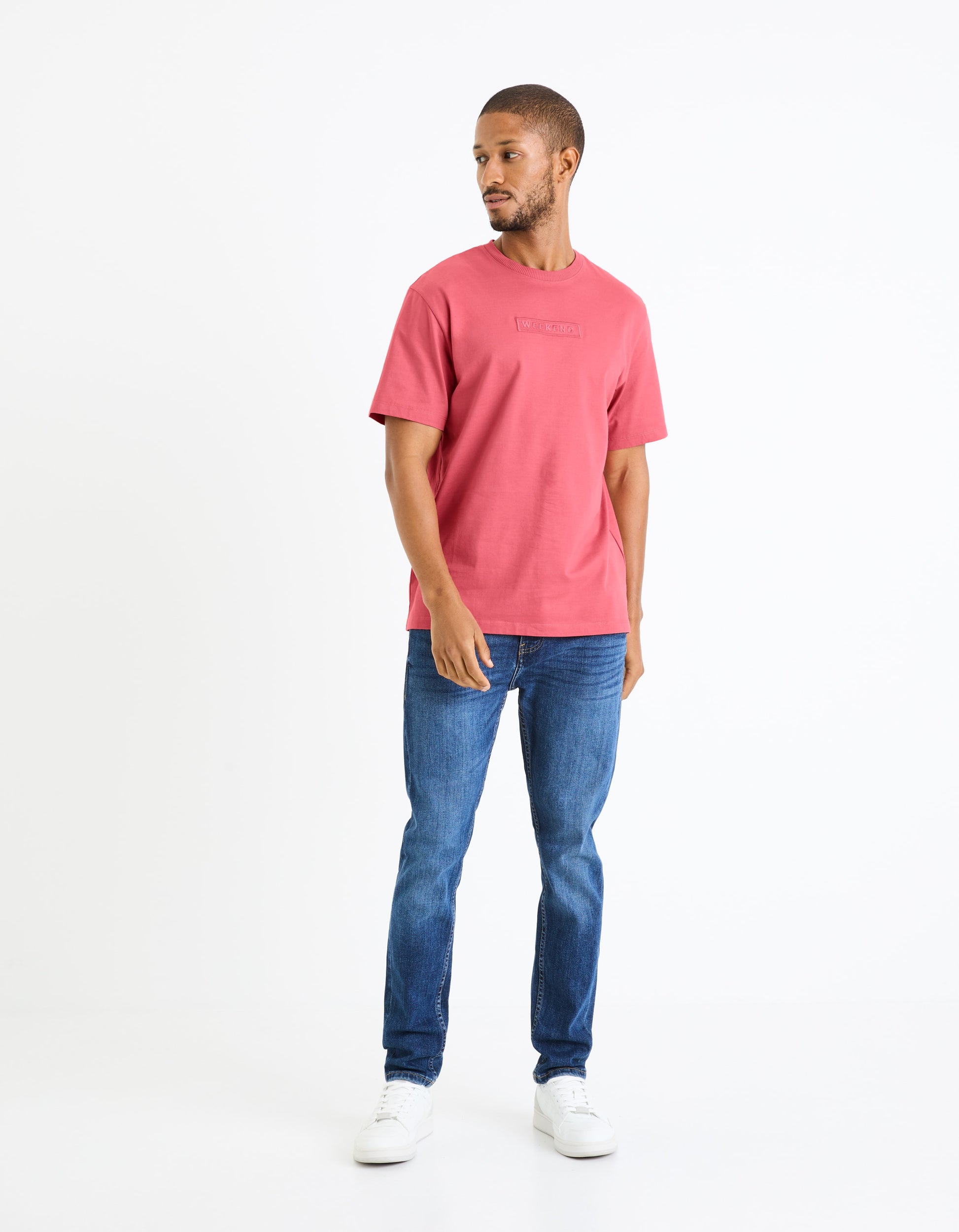 FEDETON ROSE MOYEN SS TSHIRT - Celio lebanon