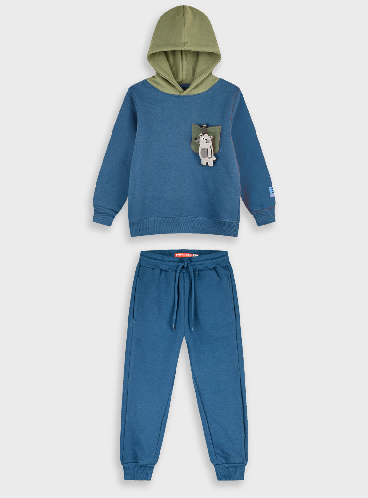 Boy Tracksuit - Petrol
