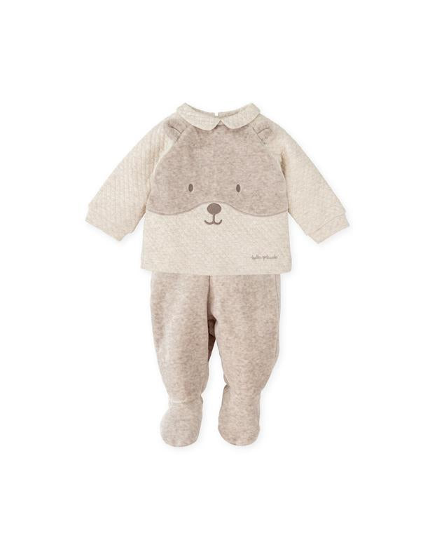 Taupe Set Top & Bottom for Kids