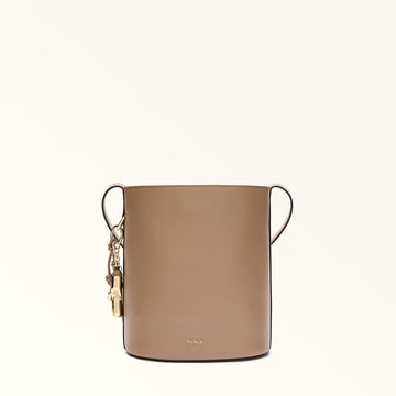 Furla Roxie S Bucket  Bag In Leather