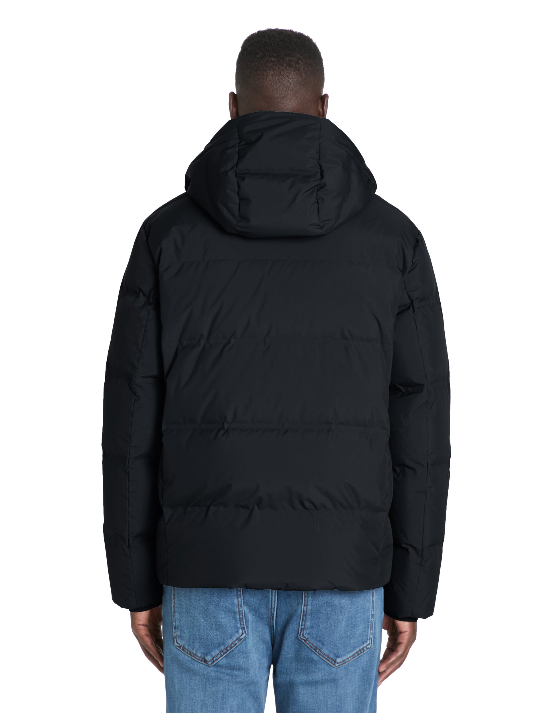 Black Puffy Jacket - Celio Lebanon