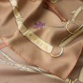 Furla Tortona Carre' 90X90 in Brown - Scarves 