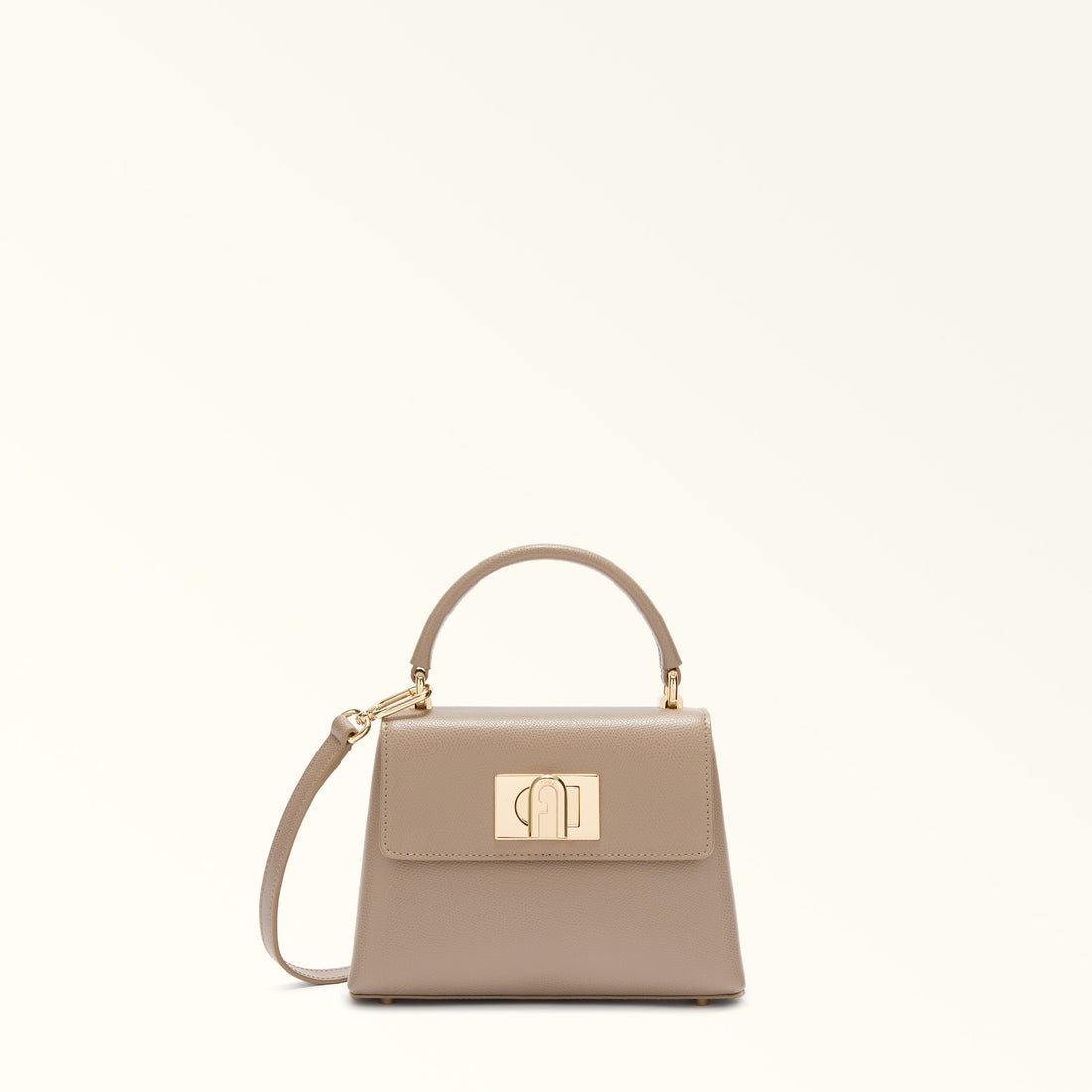Top Handle Aco-Furla 1927 Stucco Gray