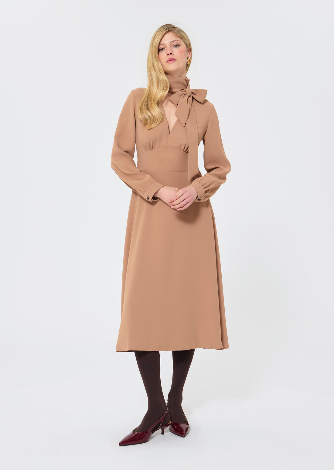 Rosalie  hazelnut dress for women