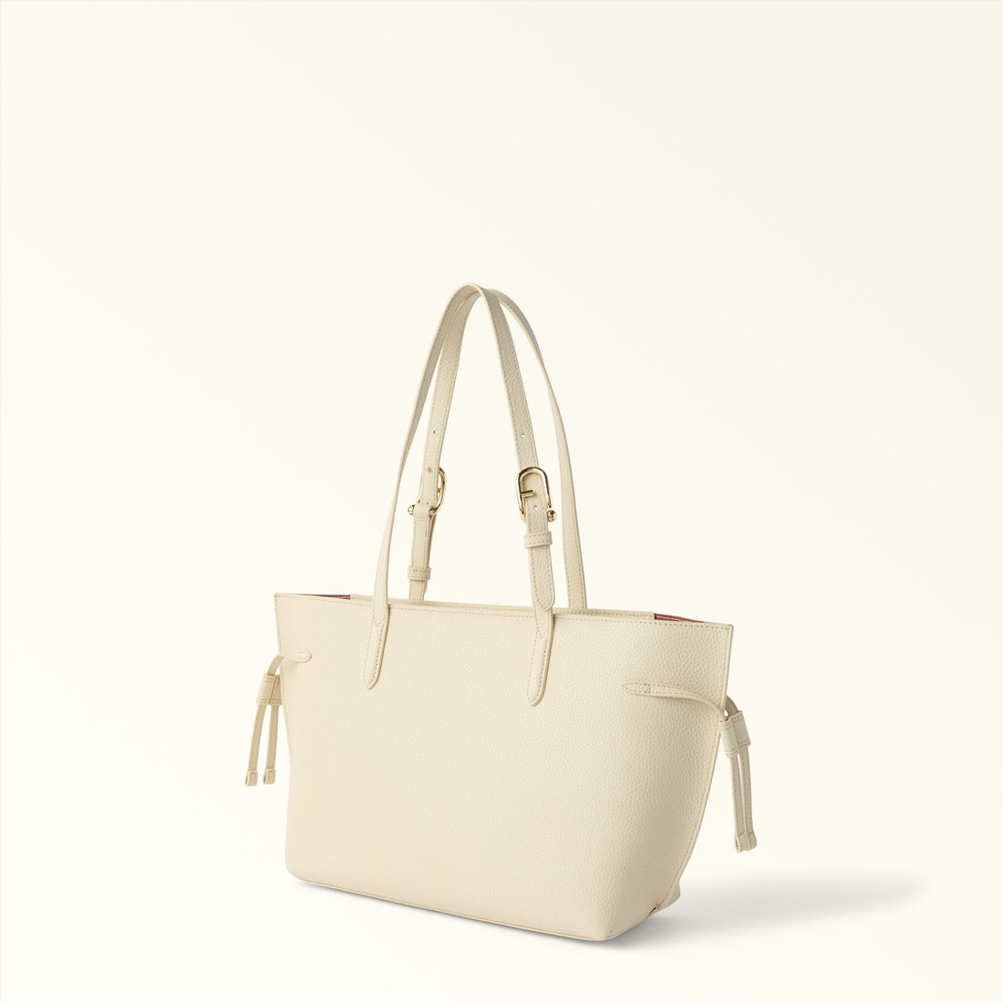 Furla Ava M Tote W/Zip in White - Bags 