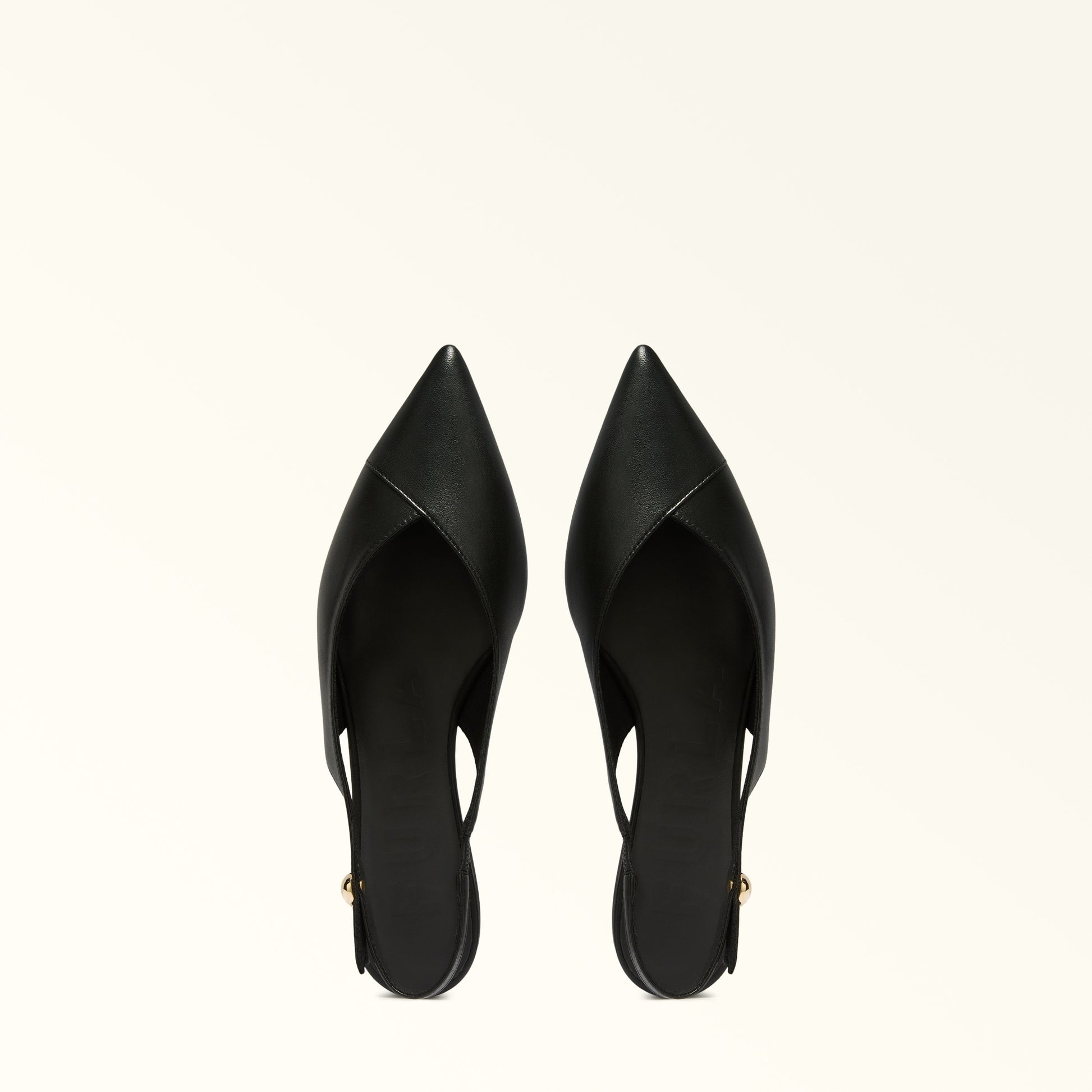 Furla Sfera  Slingback Ballerina T.10 in Black - Shoes 