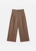 Perina trousers in camel cotton by Tara Jarmon