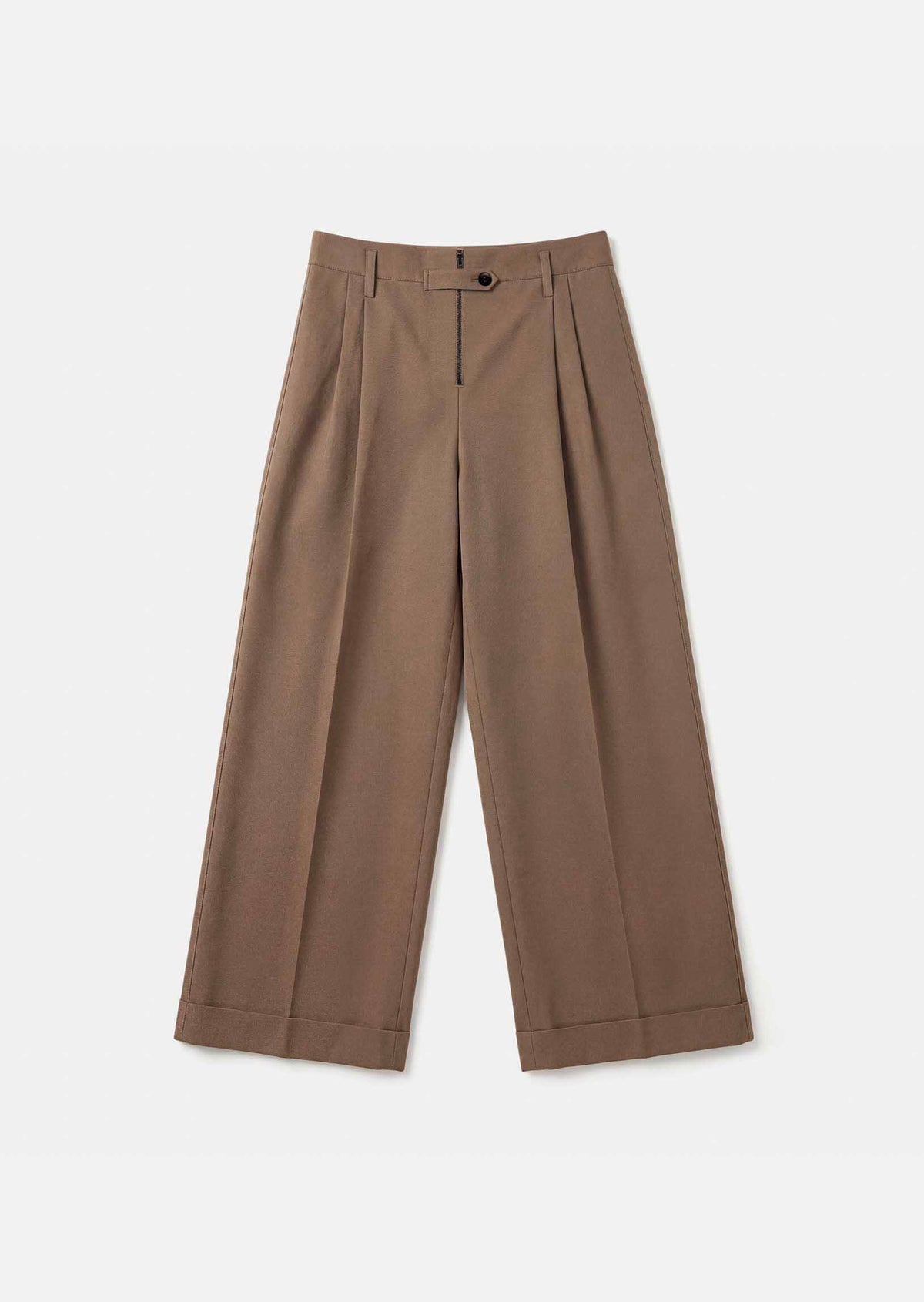 Perina trousers in camel cotton by Tara Jarmon