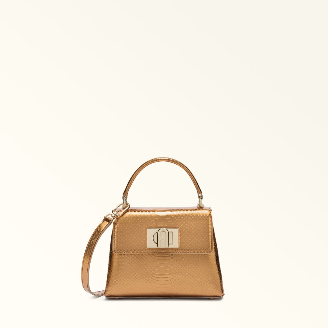 Furla 1927 Mini Top Handle Bag In Leather