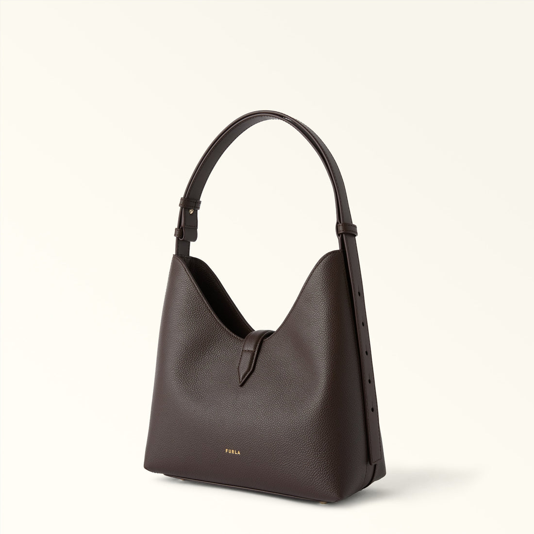 Furla Goccia S Hobo in Brown - Bags 