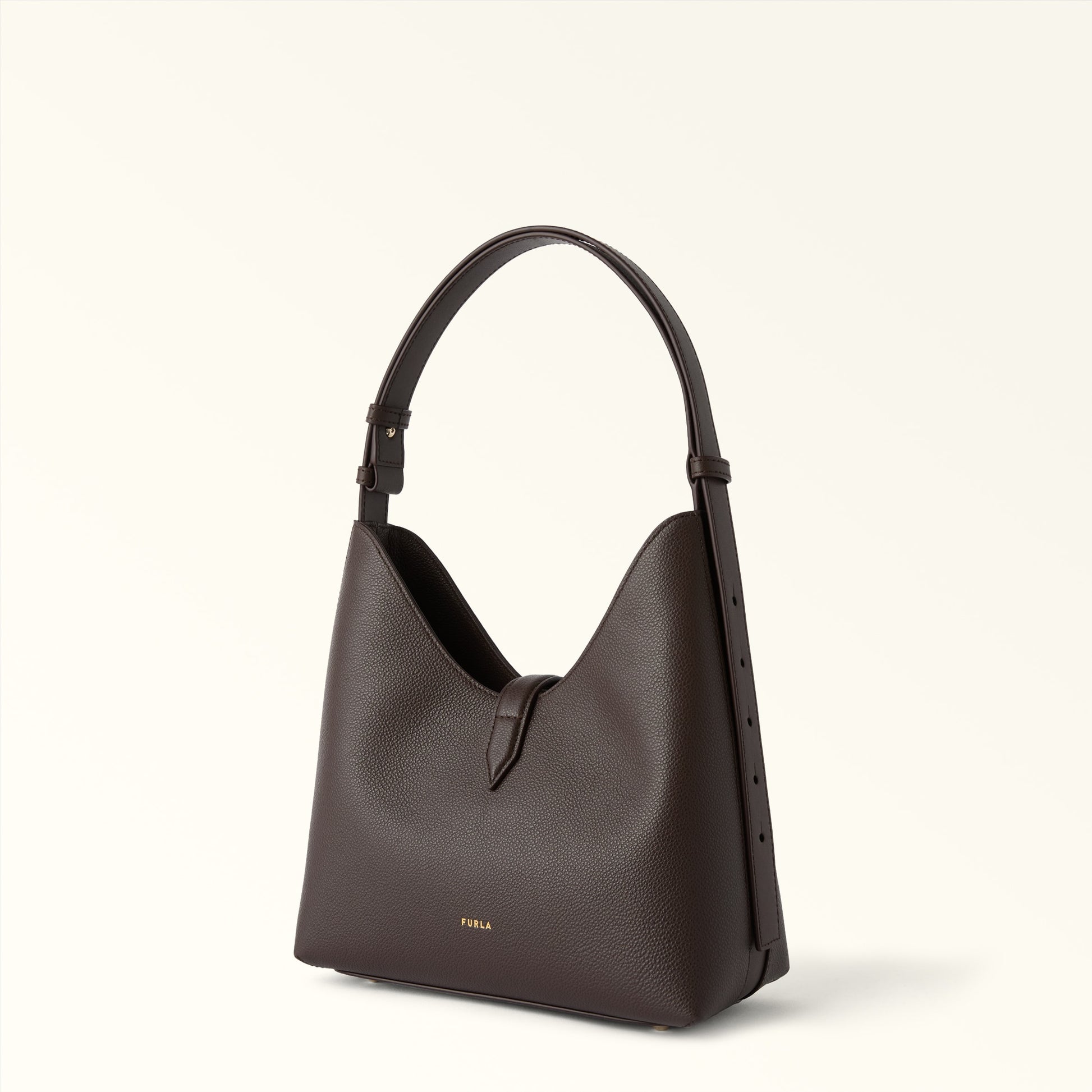 Furla Goccia S Hobo in Brown - Bags 