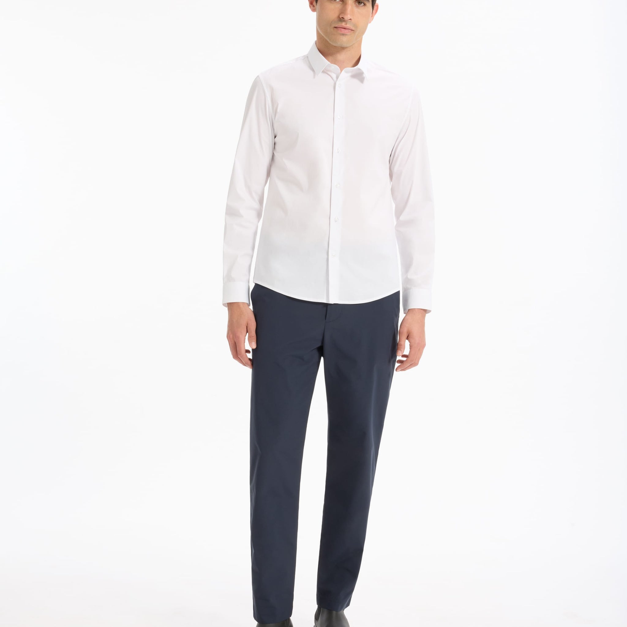 white Long sleeves Shirt