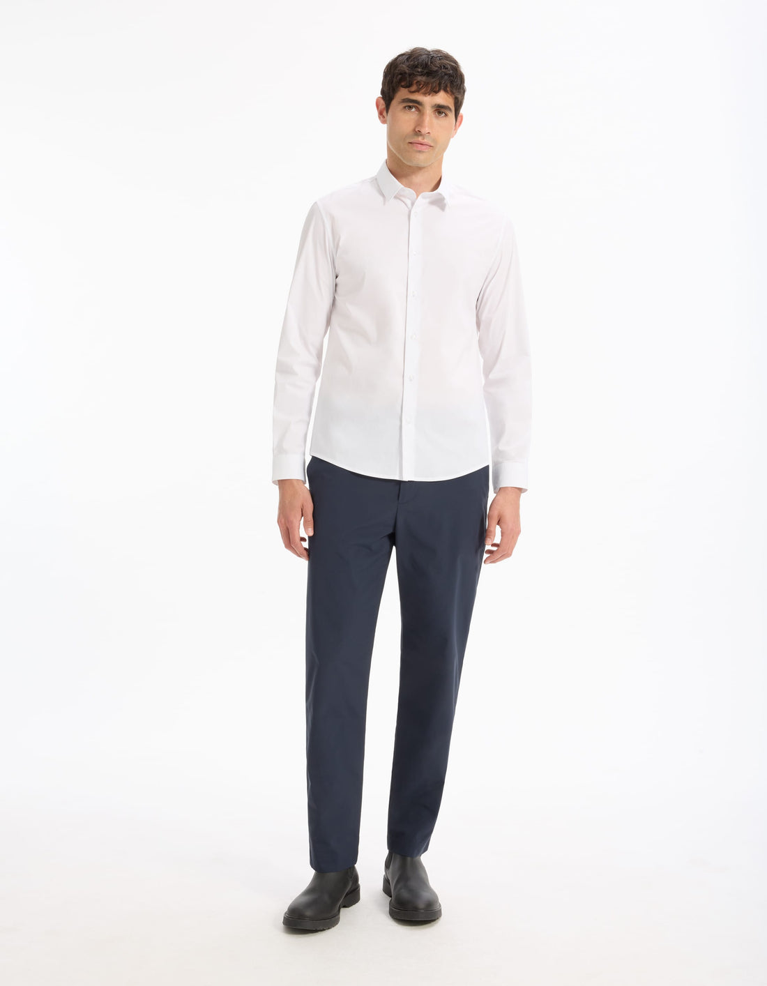 white Long sleeves Shirt