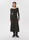 Roselene dress in khaki by Tara Jarmon