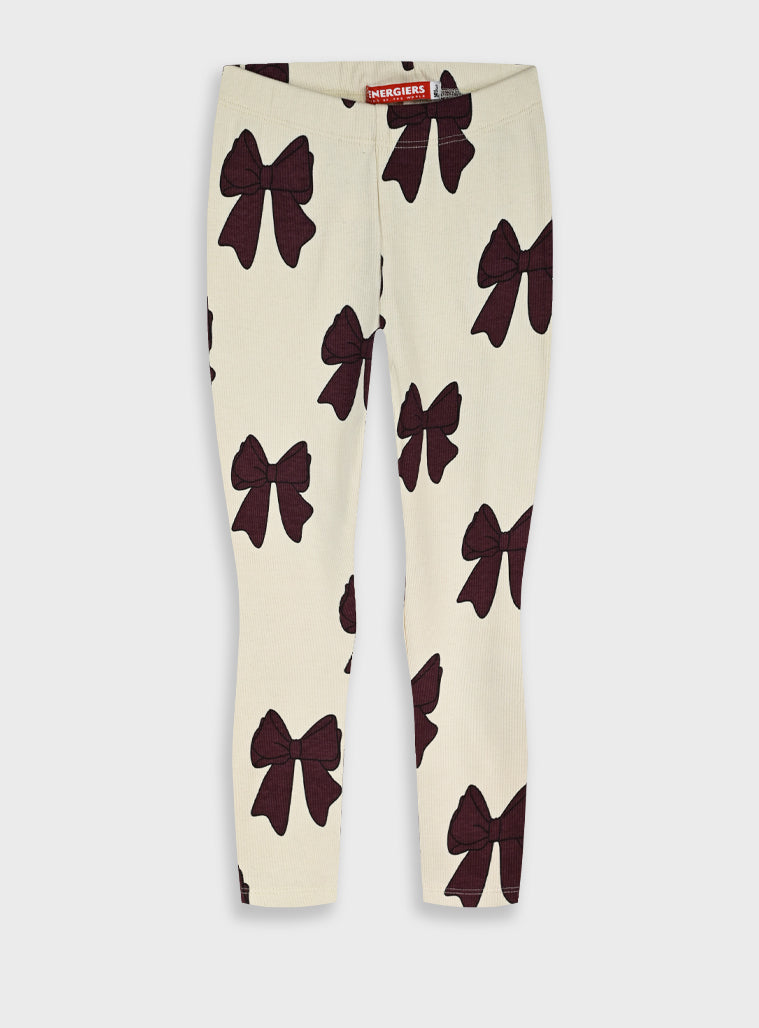 Cotton Girl Leggings - Powder