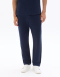 Celio Cotton Pants - Navy