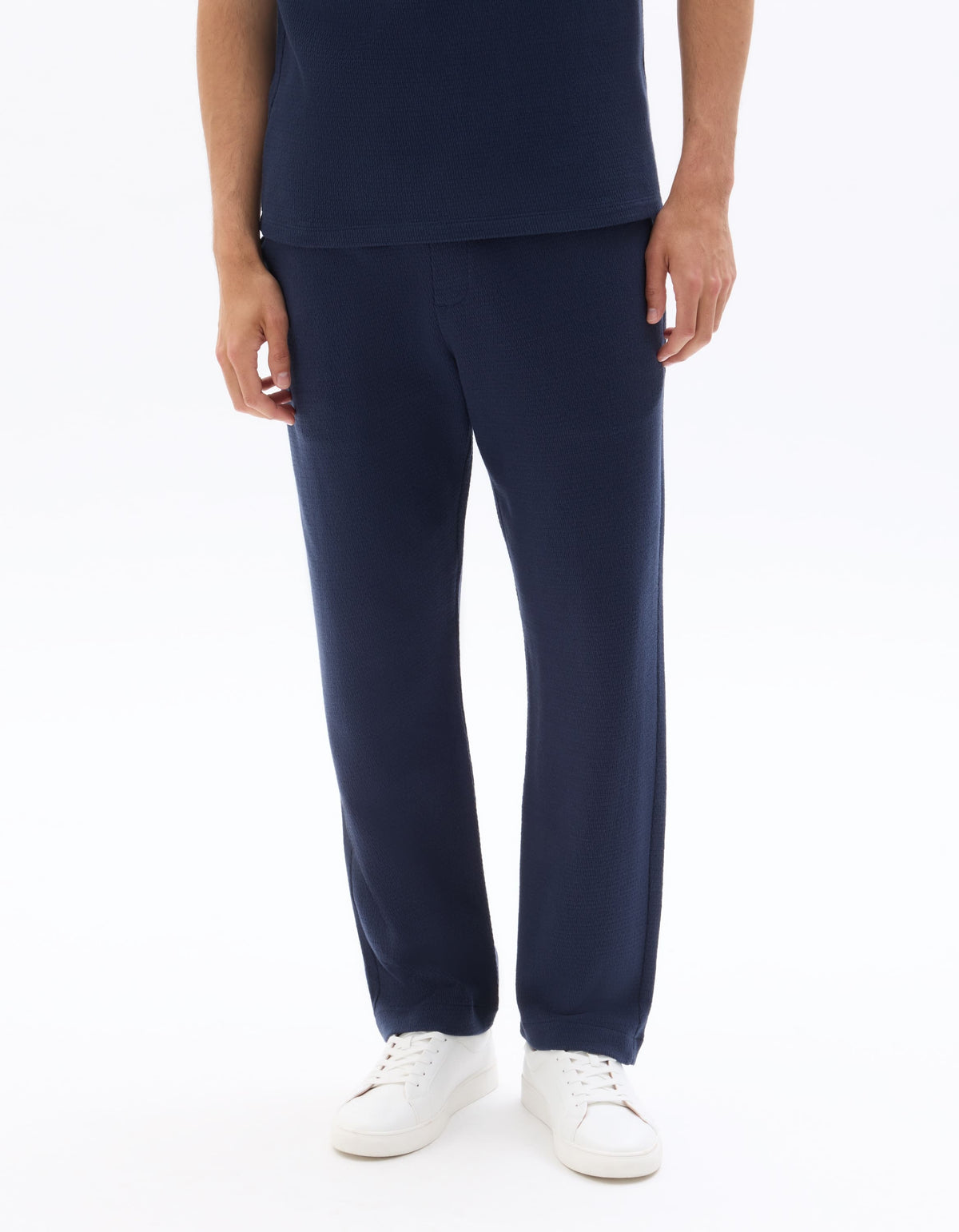 Celio Cotton Pants - Navy