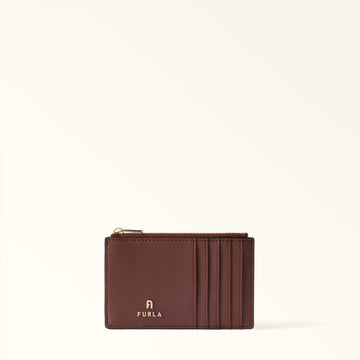 Furla Camelia M Zipped Card Case in Brown - Wallets 