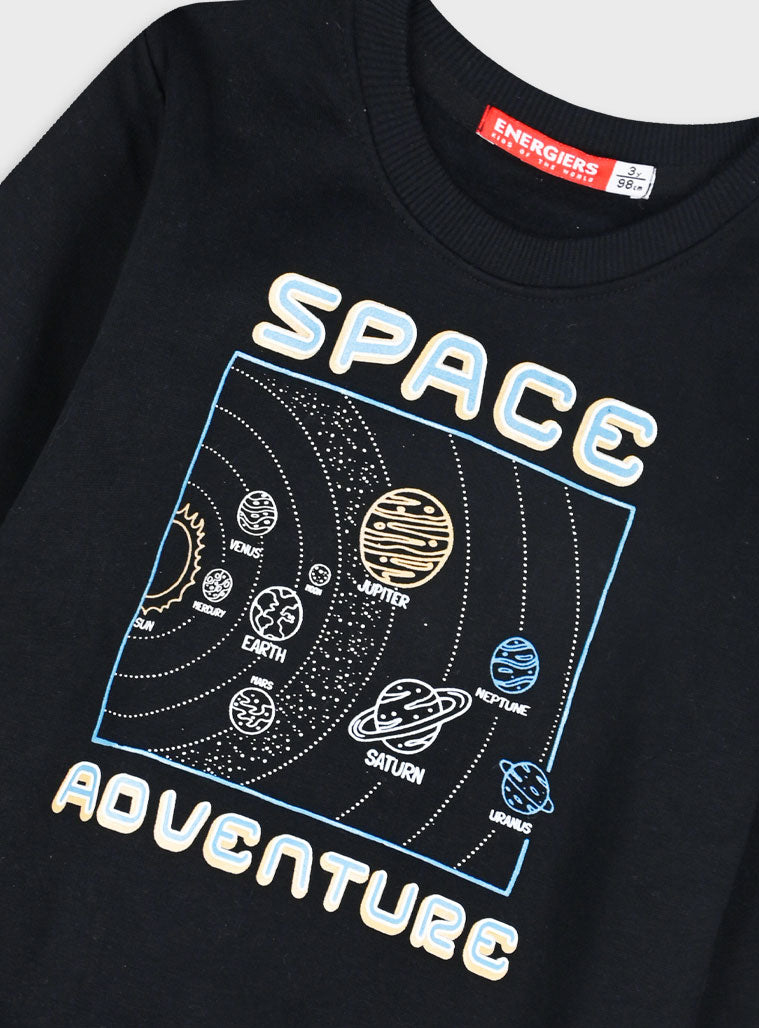 Children's Blue Tracksuit(Blouse,Pants) For Boy