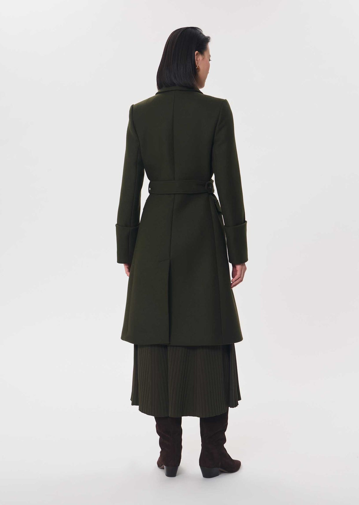 Maelline coat in khaki by Tara Jarmon