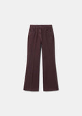 Jerome jeans in brown cotton by Tara Jarmon