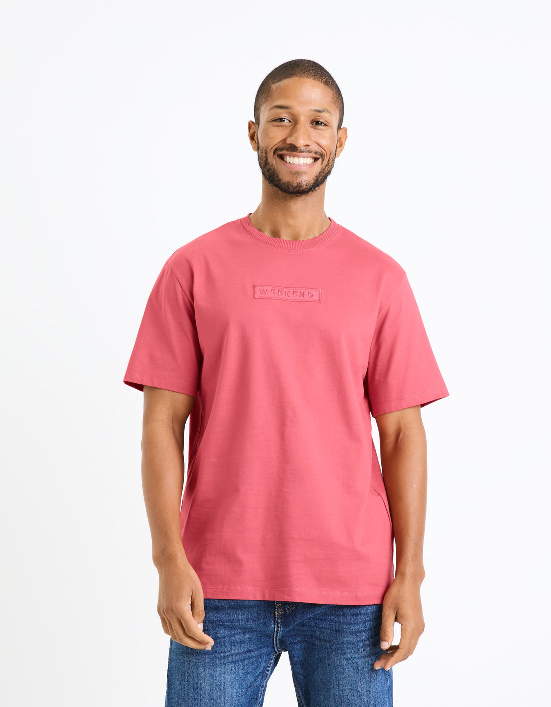 FEDETON ROSE MOYEN SS TSHIRT - Celio lebanon