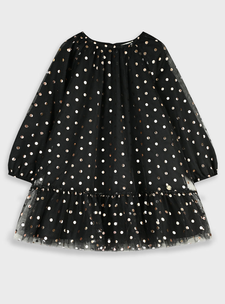 Girl Dress - Dotted Print