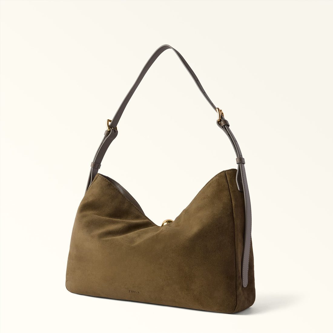 Furla Sfera Soft L Shoulder Bag in Grey - Bags 