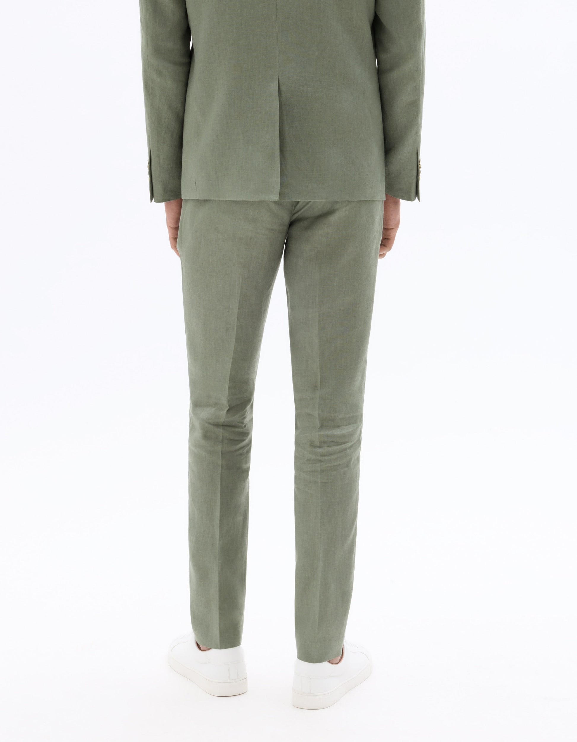 Slim-fit 100% Linen Suit Pants Celio