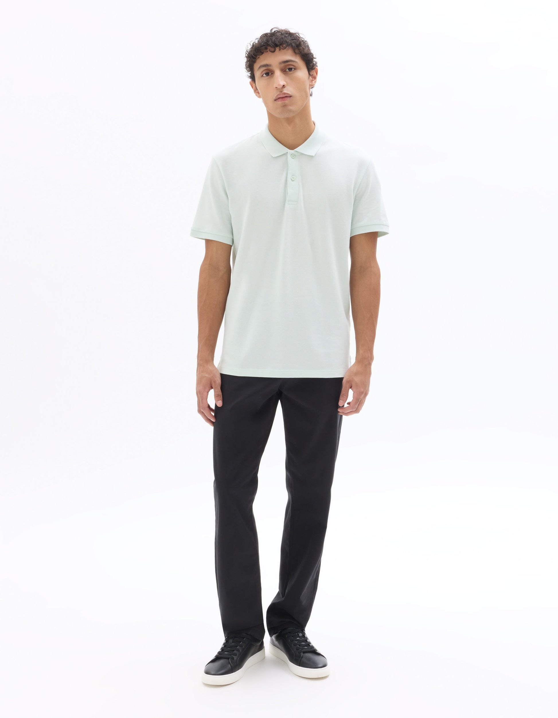 Regular fit pique polo shirt, 100% cotton Celio