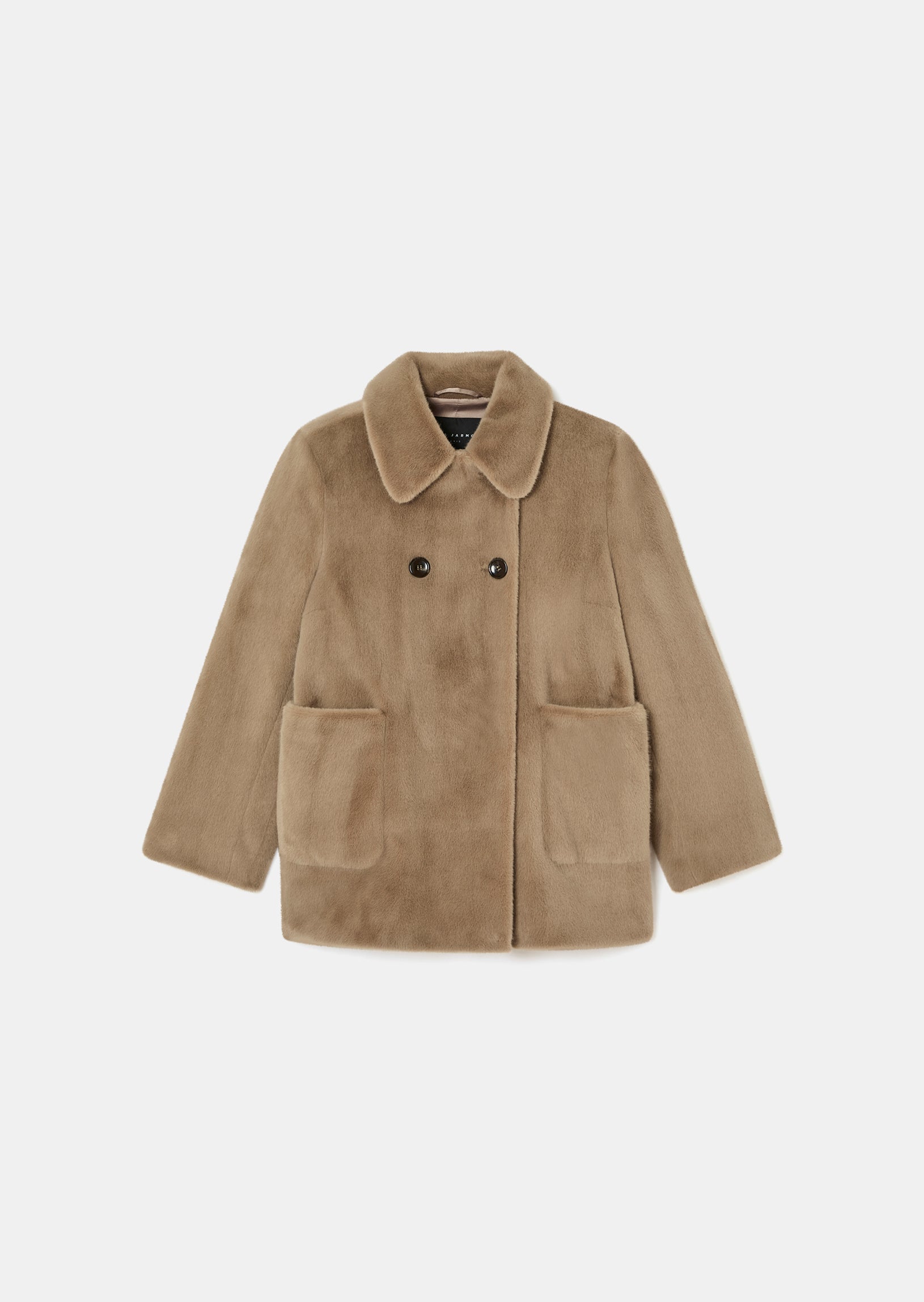 Melba  taupe faux fur for women