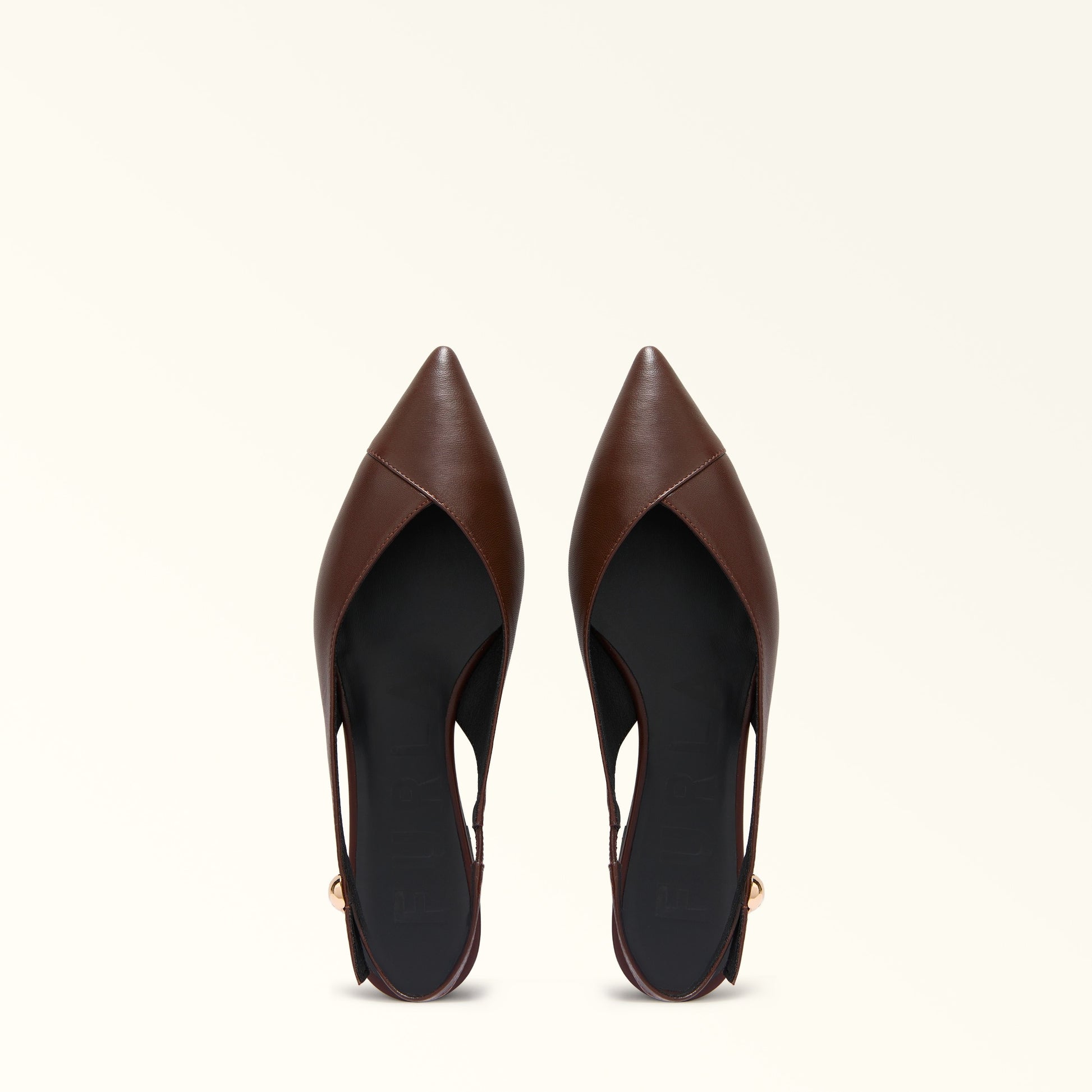 Furla Sfera  Slingback Ballerina T.10 in Brown - Shoes 