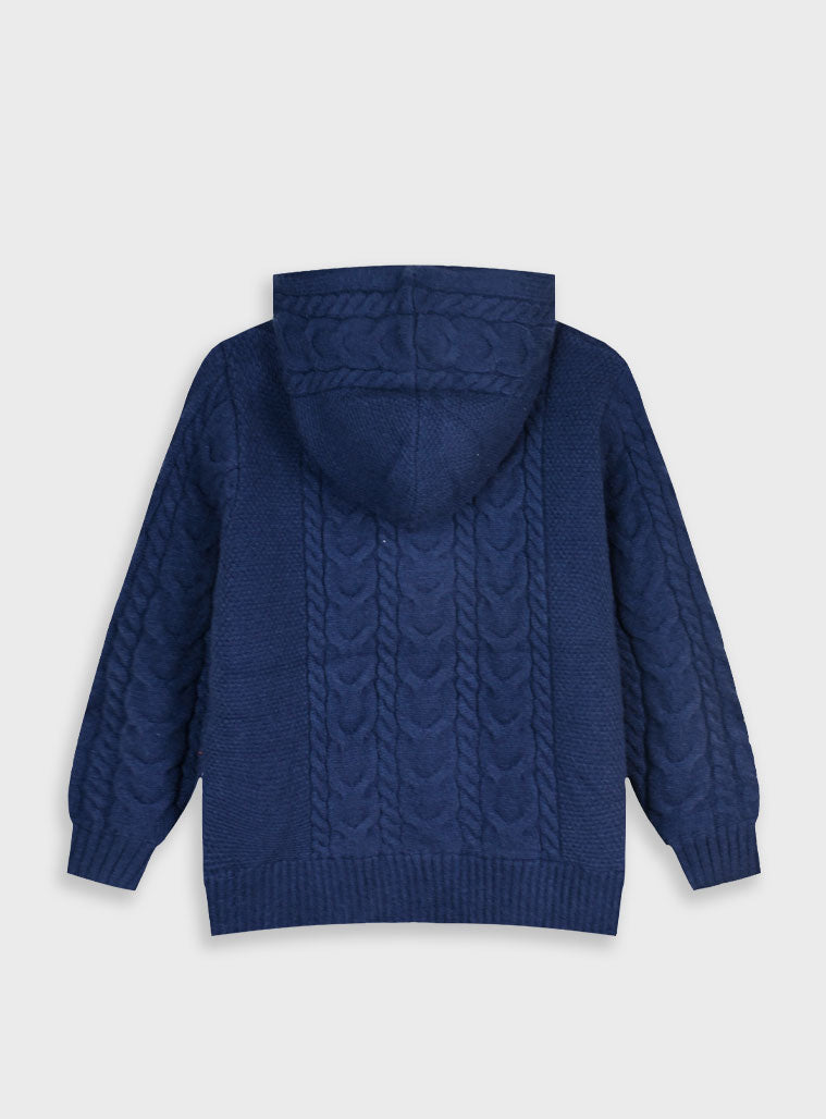 Children's Navy Cardigan For Boy Energiers