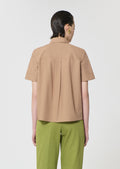 shirt in white poplin