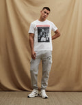LDEALI OPTICAL WHITE TEE SHIRT - Celio lebanon