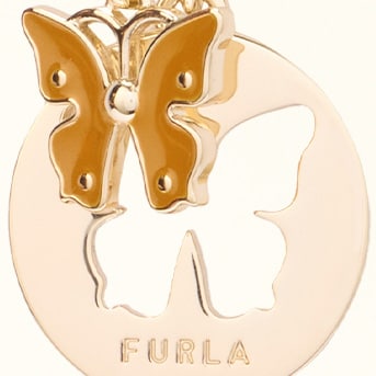 Keychain Furla Crystal Senape