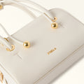 Furla Poppy Mini Dome in White - Bags 