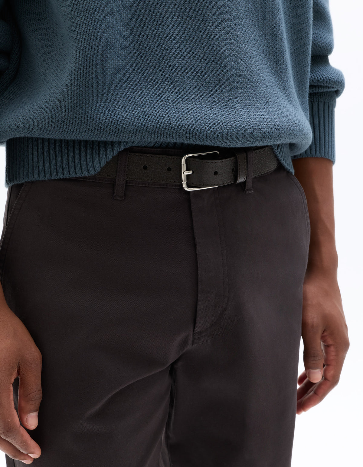 Celio Cattle Leather Belt - Brown
