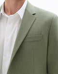 Light Green Slim Fit Bi-Stretch Suit Jacket Celio