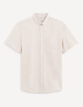 beige Short sleeves Shirt