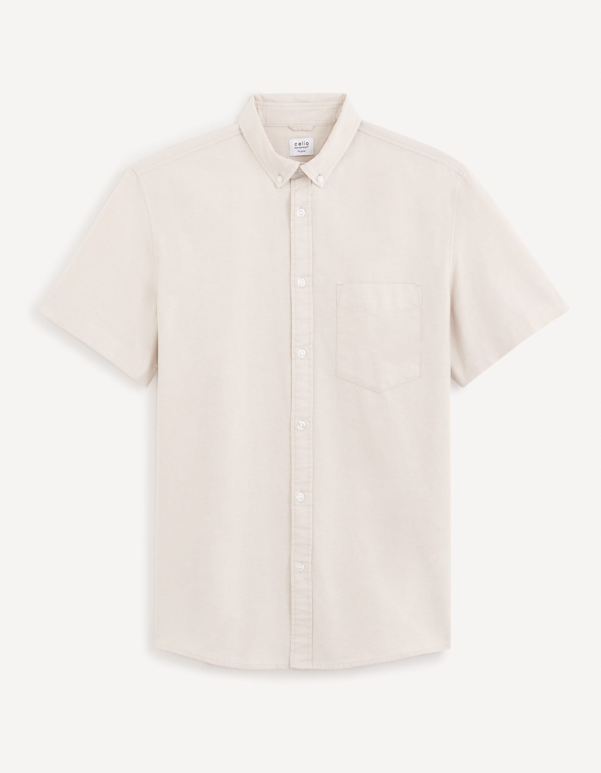 beige Short sleeves Shirt